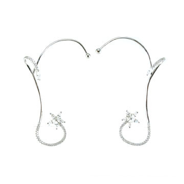 High Quailty Top Popular Fashion Jewelry 925 Silver 3A CZ Earring (E6454)